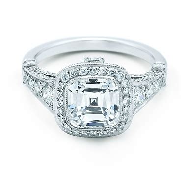 tiffany legacy with graduated side stones replica